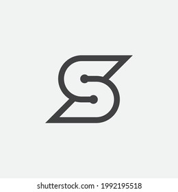 Letter S Initial Logo Design