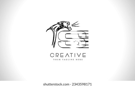 Letter S initial logo design templates
