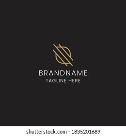 Initial Logo Symbol Design Vorlage für Buchstabe S. Elegant, modern, luxuriös, Premium-Vektorgrafik