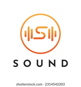 Letter S Initial Sound Logo Design Idea
