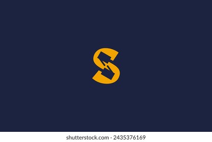 letter s with internet cable logo icon design vector design template inspiration