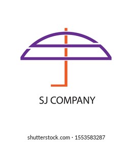 Letter S & J logo Icon Design Template