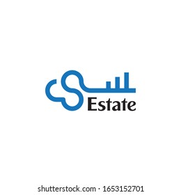 Letter S Key Real Estate Logo