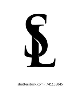 letter S and L vector logo