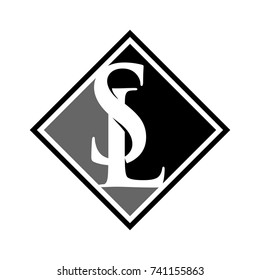 letter S and L vector logo