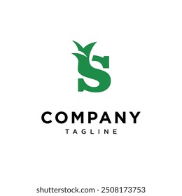 Letter S Lawn logo icon vector
