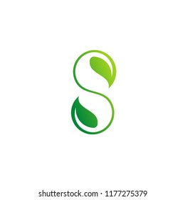 Letter S Leaf Logo