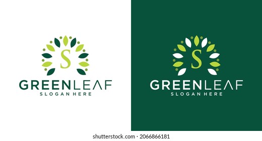 Diseño del logotipo de la hoja de letra