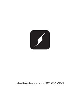 
letter s lightning simple symbol logo vector