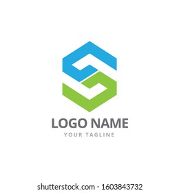 Letter S Line Logo Design