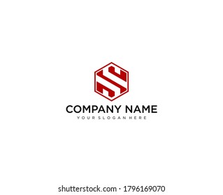 Letter S line logo design. Linear creative minimal monochrome monogram symbol. Universal elegant vector sign design. Premium business logotype. Graphic alphabet symbol for corporate business identity