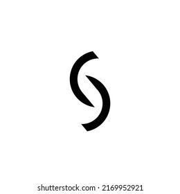 Letter S line logo design. Linear creative minimal monochrome monogram symbol. Universal elegant vector sign design. Premium business logotype. Graphic alphabet symbol for corporate business identity