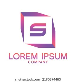 Diseño del logotipo de la línea S.Creativo símbolo de monograma lineal mínimo. Diseño universal elegante de señalización vectorial. Logotipo de marca de primera calidad. Símbolo gráfico del alfabeto para identidad tecnológica