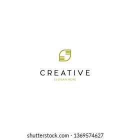 Letter S Line Naturally Creative Business Logo 