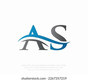 Letter A S Linked Logo