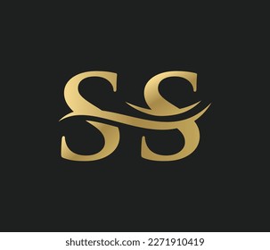  letter S S linked wave 🌊 logo