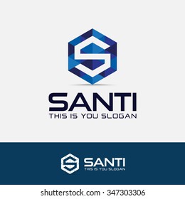 Logotipo de letra S