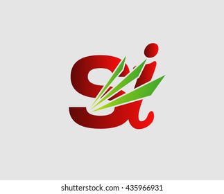 Letter S and i logo
