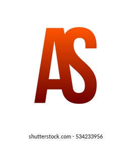 letter a s logo