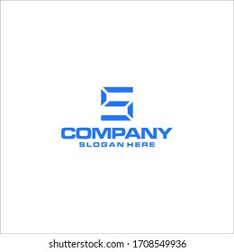A letter S logo Abstract, Simple, Sophisticated, and Geometric  to convey the Business & Consulting. it is suitable for website and education company.