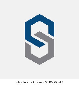 Letter S Logo Abstract Vector Alphabet Stock Vector (Royalty Free ...