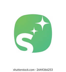 Logotipo de la letra S, logotipo de la S, sistema del logotipo de la IA, diseño moderno y mínimo, iconos y símbolos coloridos inspirados en la tecnología, convenientes para la inteligencia artificial, la innovación, la marca, las startups, y la identidad digital.