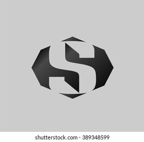 Letter S logo. Alphabet logotype vector design
