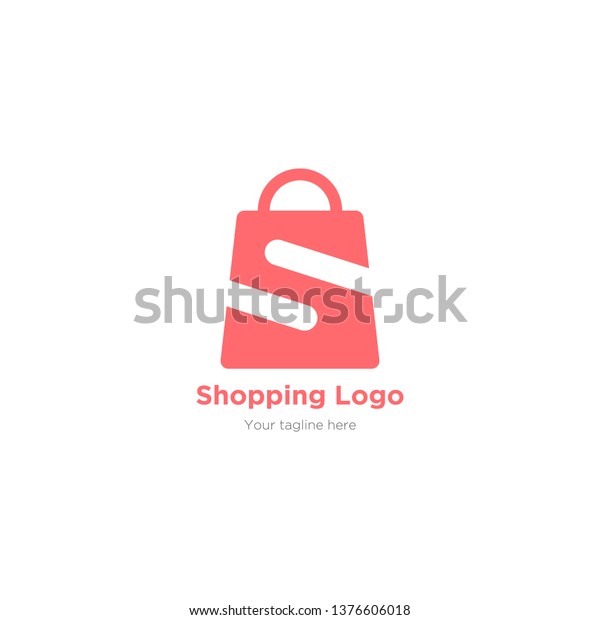 Letter S Logo Bag Symbol Your Stock Vector (Royalty Free) 1376606018