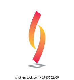 the letter s logo with a blend of two interlocking components in red and yellow