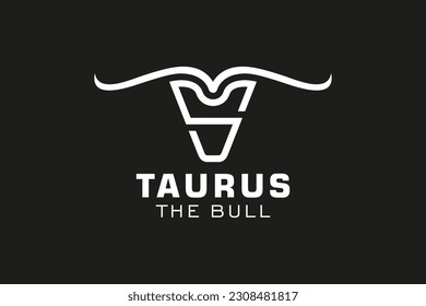 Letter S logo, Bull logo,head bull logo, monogram Logo Design Template