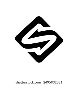 letter s logo clean simple and elegance