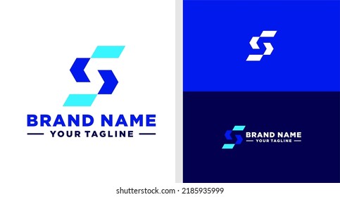 Letter S Logo Code Web App Stock Vector (Royalty Free) 2185935999 ...