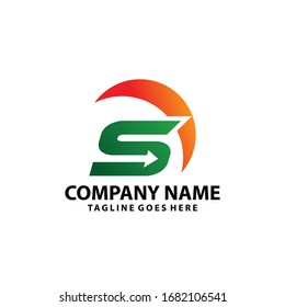LETTER S LOGO COMPANY. MONOGRAM INITIAL S SYMBOL FOR CORPORATE BUSINESS IDENTITY. VECTOR ILLUSTRATION EPS.10.