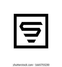 Letter S logo consept icon template