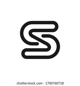 letter S logo creative design