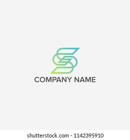 Letter. S logo design