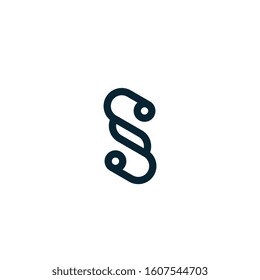 Letter S logo design concept.