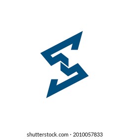 letter S logo design concept