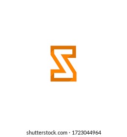 Logo-Design-Konzept von Letter S, Symbol-Logo