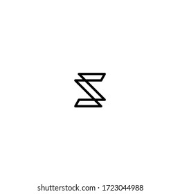 Concepto de diseño del logotipo de la letra S,logotipo de icono