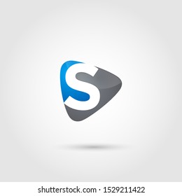 Letter S Logo Design. Creative Letter S Logo design vector template. Type Characters Logotype symbols. Vector Illustrator Eps.10 - Vector