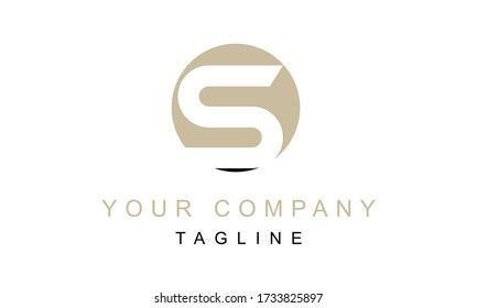 Diseño del logotipo de la letra S, icono moderno creativo S