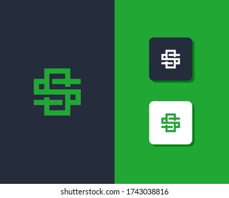 Letter S S logo design. creative minimal monochrome monogram symbol. Universal elegant vector emblem. Premium business logotype. Graphic alphabet symbol for corporate identity