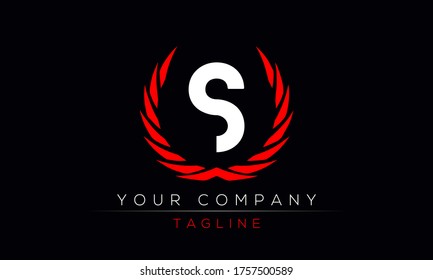 Diseño del logotipo de la letra S, icono moderno creativo S