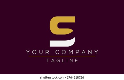 Diseño del logotipo de la letra S, icono moderno creativo S
