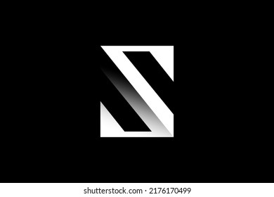 La letra exploración del diseño del logotipo S para la identidad de marca o negocio. Vector, 2022-2023
