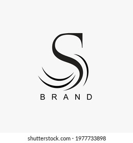 Letter S logo design. S initial logo design concept for brand
