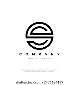 Letter S logo design. S initial logo design concept for brand Premium Design