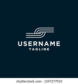 letter S logo design inspiration . road logo design . flyover logo . logo template