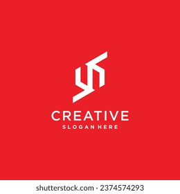 Letter S logo design with modern creative idea